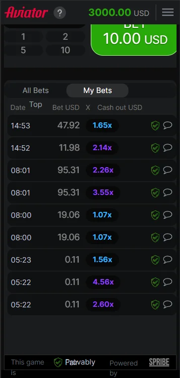 Jouer à Aviator en ligne 1xBet