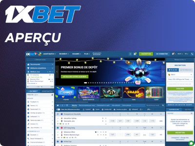 Sports et jeux de casino 1xBet Bénin