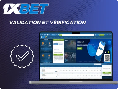 Vérification compte utilisateur 1xBet