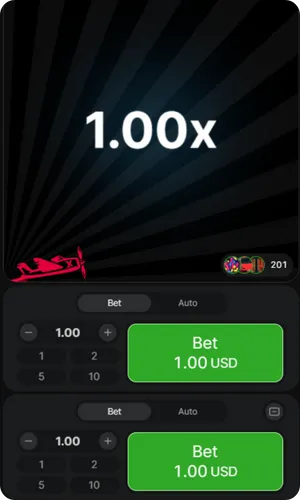 Écran de démarrage Aviator 1xBet