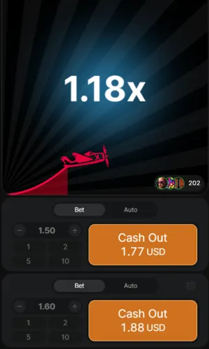 Pari placé Aviator 1xBet